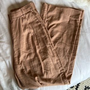 Abercrombie & Fitch Wide leg linen pant